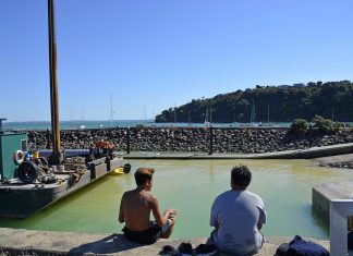 Kennedy point wharf construction