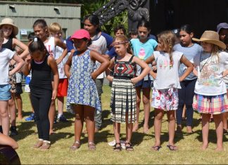 Te Huruhi Primary kapa haka at Waitangi Day 2019