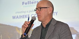 Councillor Chris Darby at the Fullers public meeting 9 June