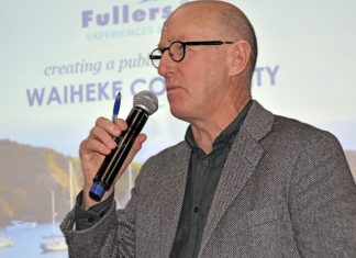 Councillor Chris Darby at the Fullers public meeting 9 June