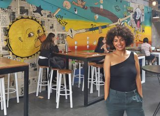 Mural Artist Naawie Tutugoro, Snicklel Lane