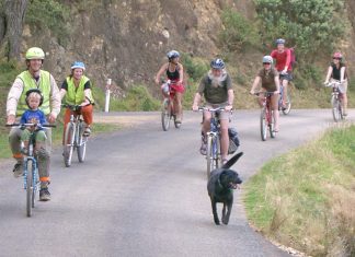 Members of Cycle Action Waiheke on an outing. Members of the group are organising the Tour de Waiheke including high tea, storytelling, vineyard visits, art and a film as part of the Waiheke Cycling Festival.