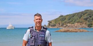 Waiheke’s top-cop honoured for long-service to communities